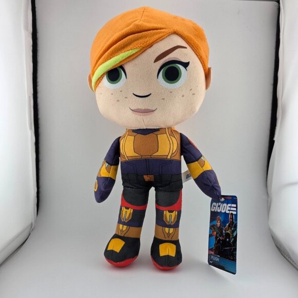 2022 Hasbro GI Joe Kids Multicolor Scarlett Stuffed Plush Animator Doll Toy NWT - Picture 1 of 6